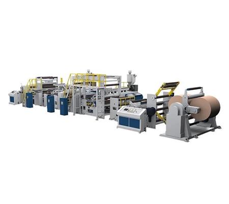 三代中心式高速双联淋膜复合机组