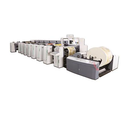 FM-TS 1020 6色伺服驱动柔版印刷机 （花瓣结构）